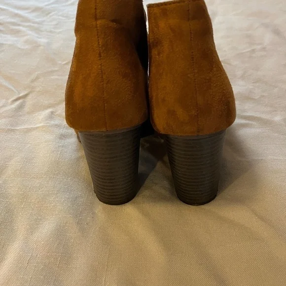 Charlotte Russe Suade Lace-Up Booties - Picture 4 of 7